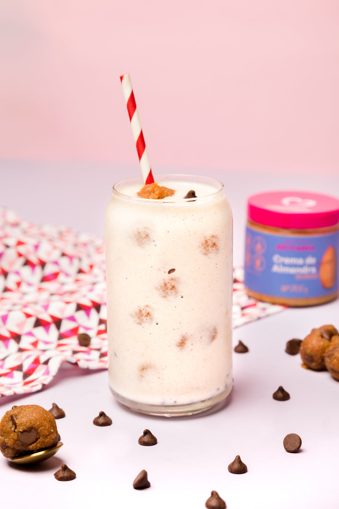 Malteada de cookie dough