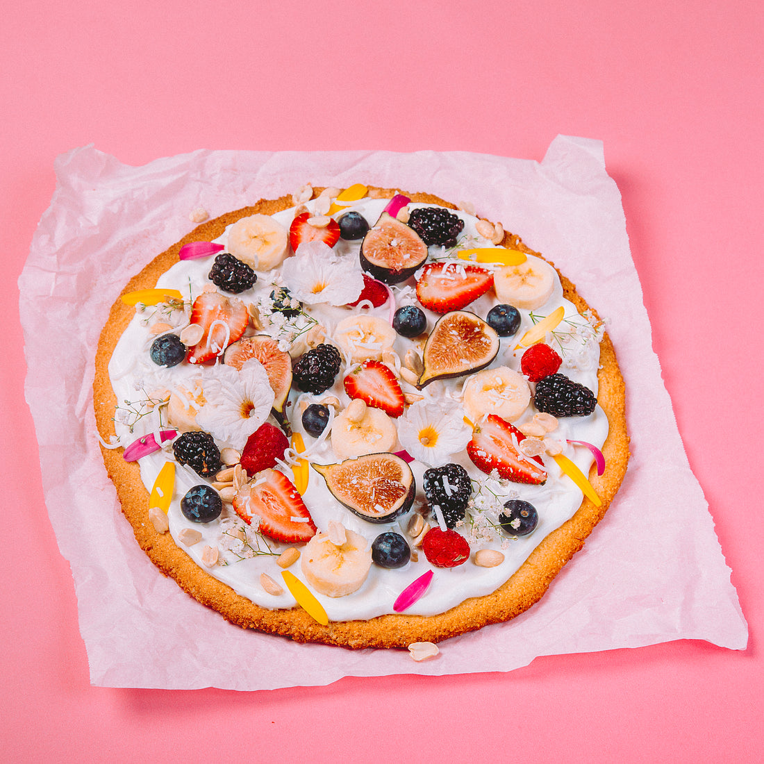 Pizza de frutas