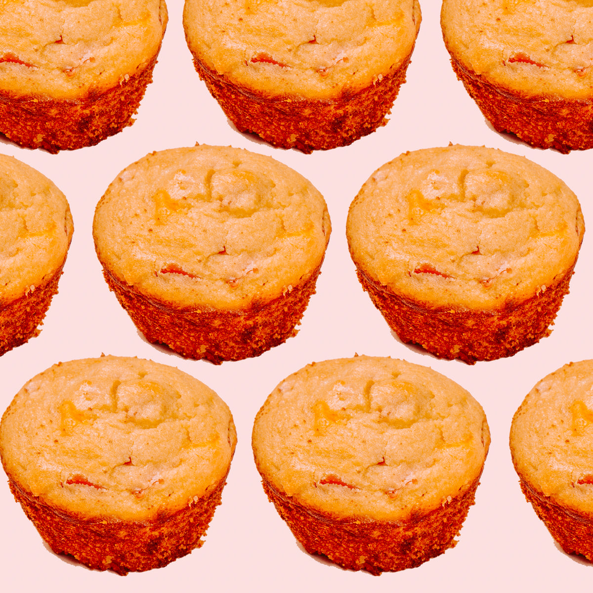 Muffins salados keto de salami y queso cheddar Morama