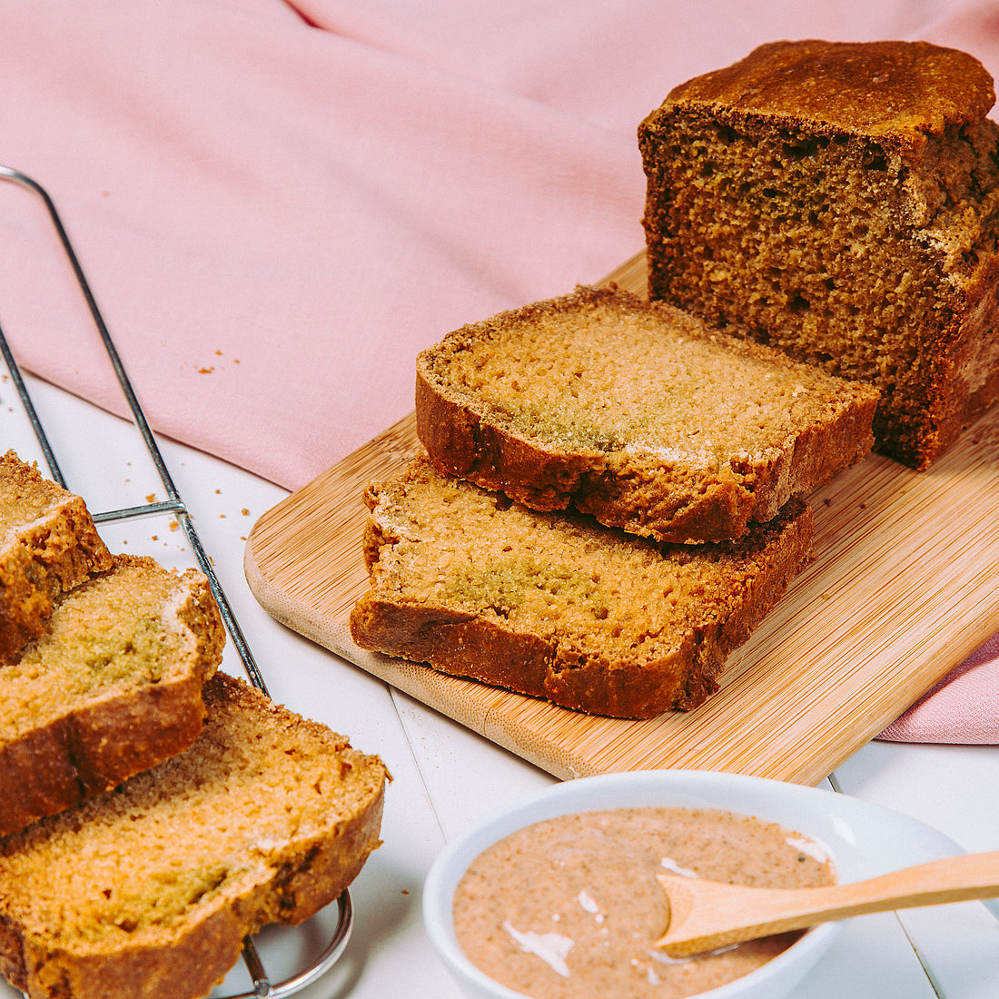 Loaf de harina de almendras