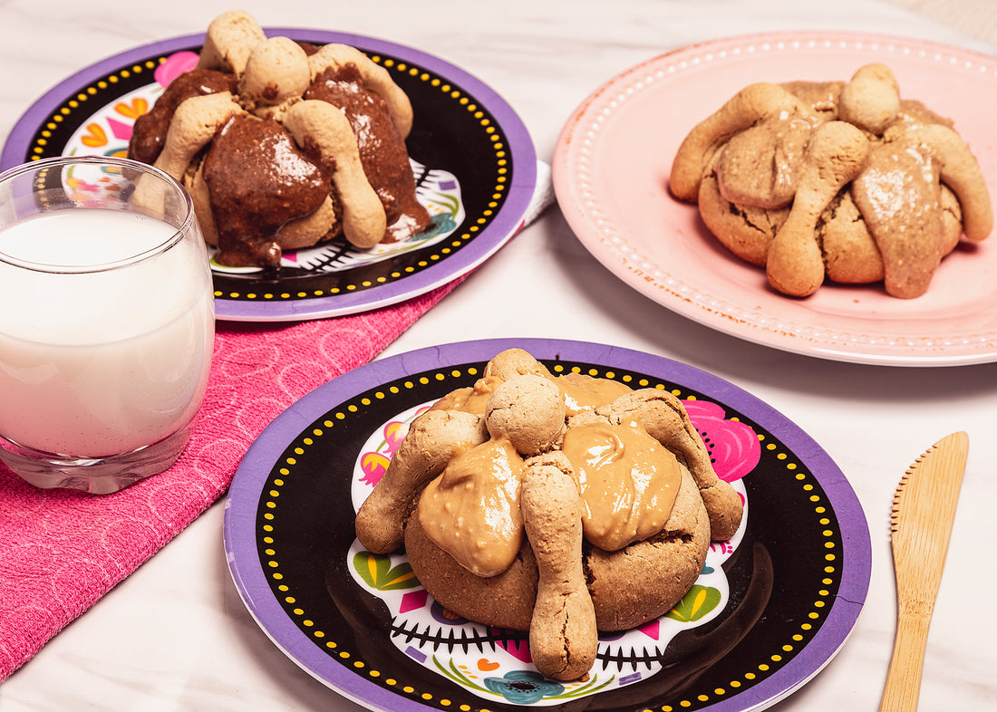 Pan de muerto Vegano