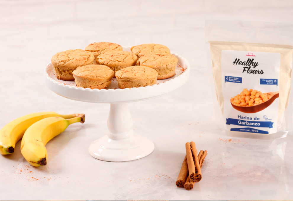 Muffins de garbanzo