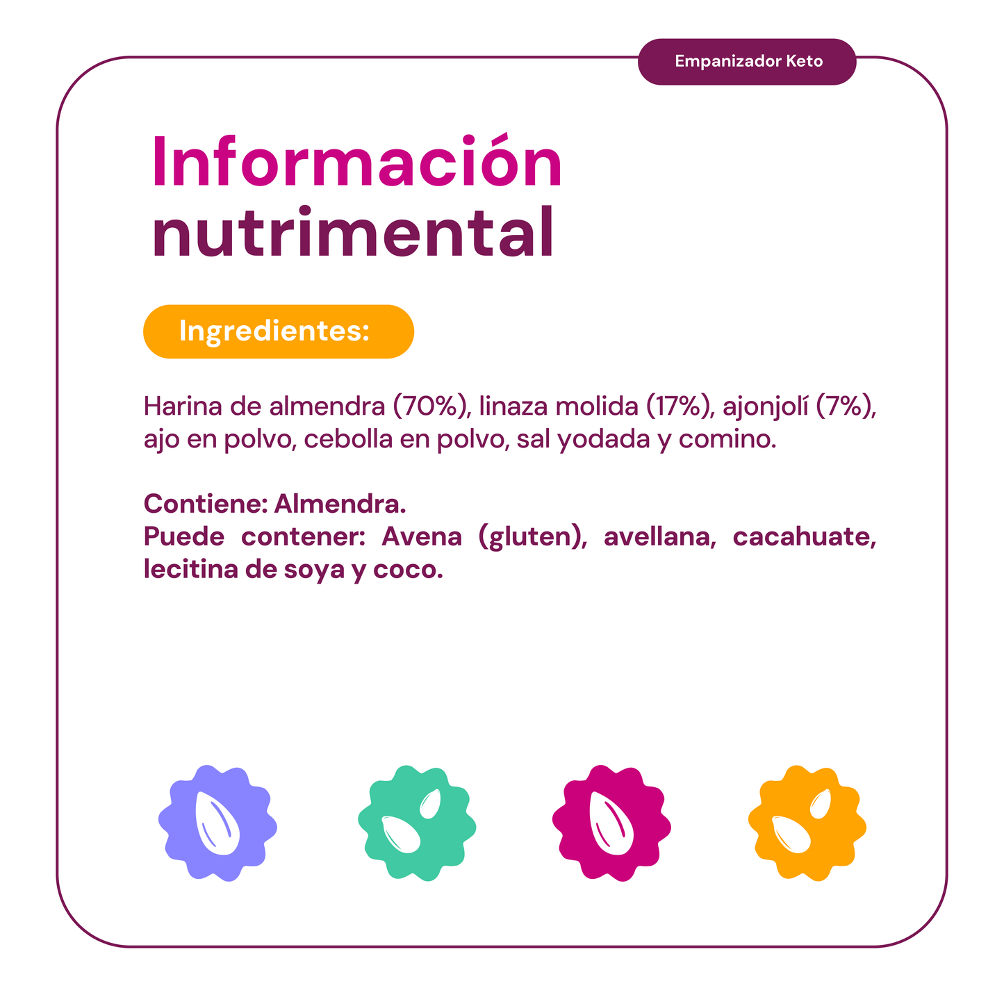 6 Piezas Empanizador Keto