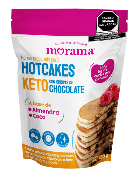 Harina para Hotcakes Keto con Chispas de Chocolate