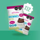12 Sachets Harina para Brownies Keto