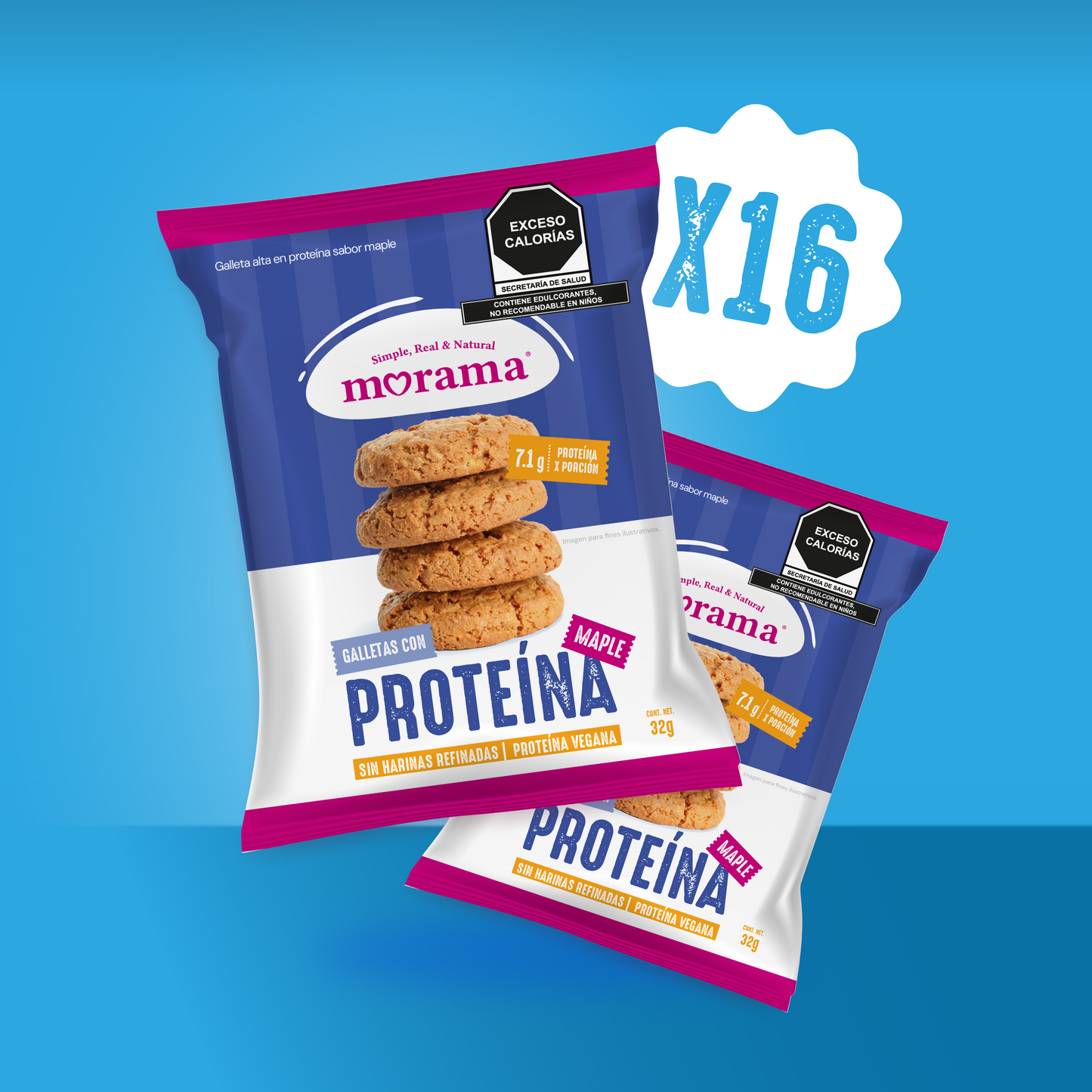 Take One Galletas con proteína sabor maple