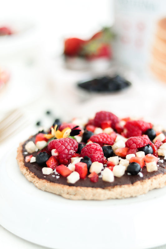 Mini-pizzas Proteicas con Fruta
