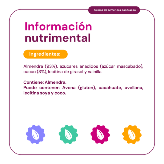 6 Piezas Crema de Almendra con Cacao