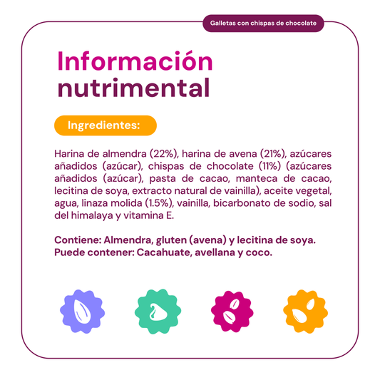 Galletas de Almendra con Chispas de Chocolate