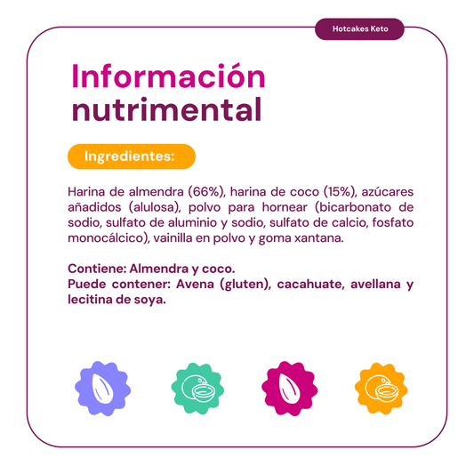 Harina para Hotcakes Keto