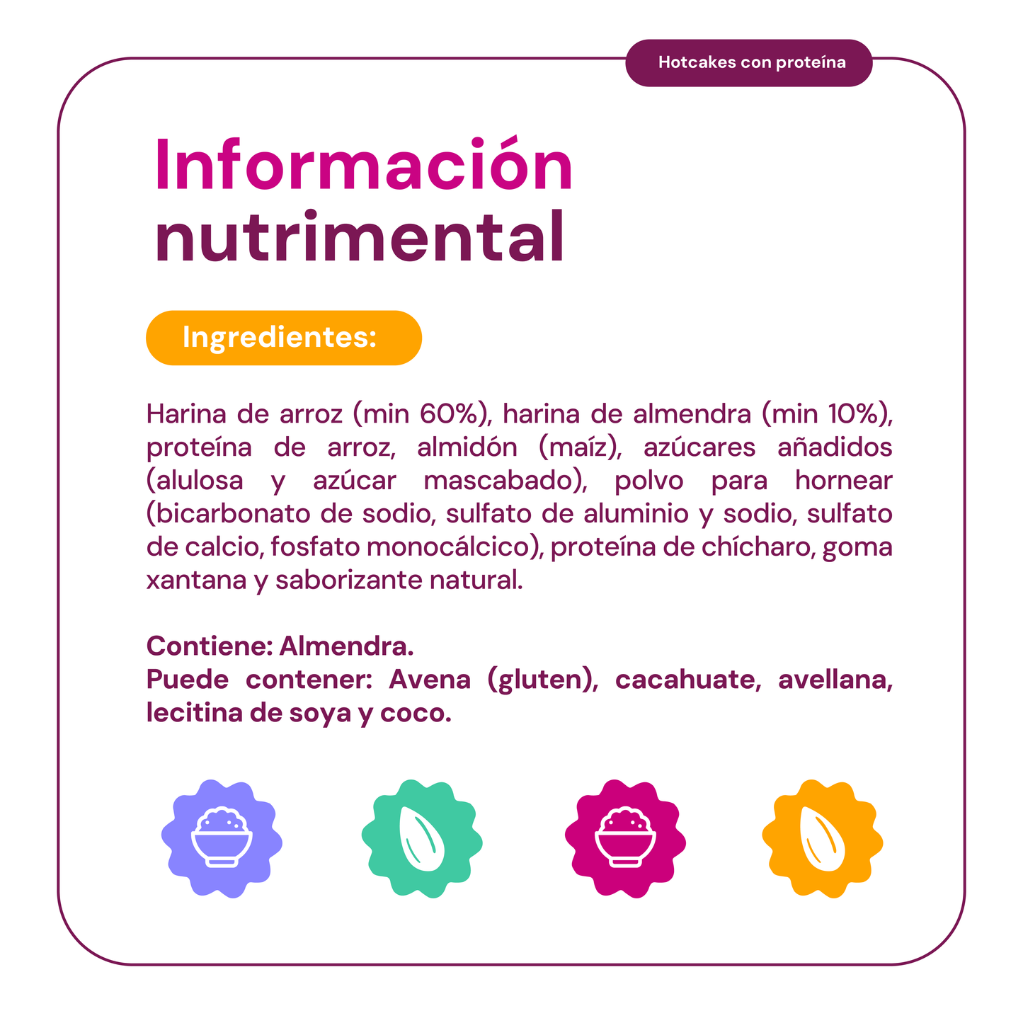 6 Piezas Harina para Hotcakes con Proteína