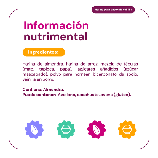 Harina para Pastel Vainilla