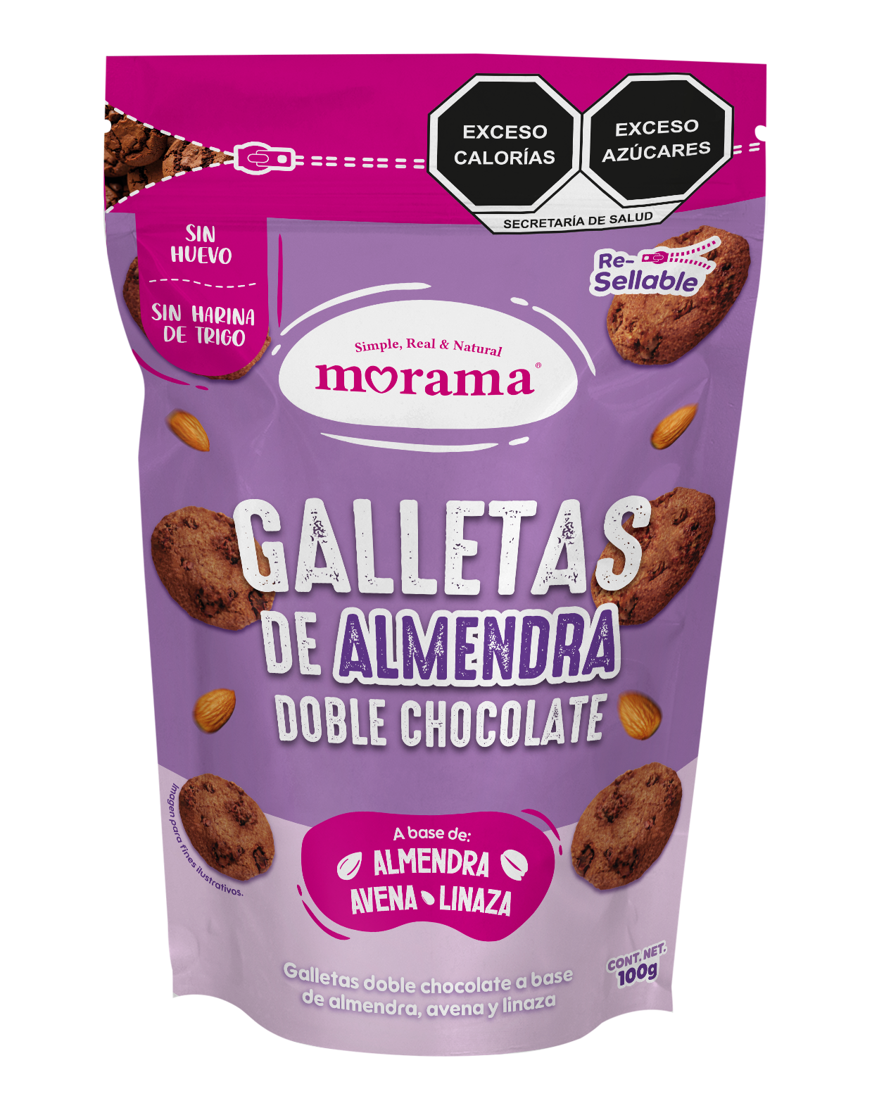 Galletas doble chocolate 100g