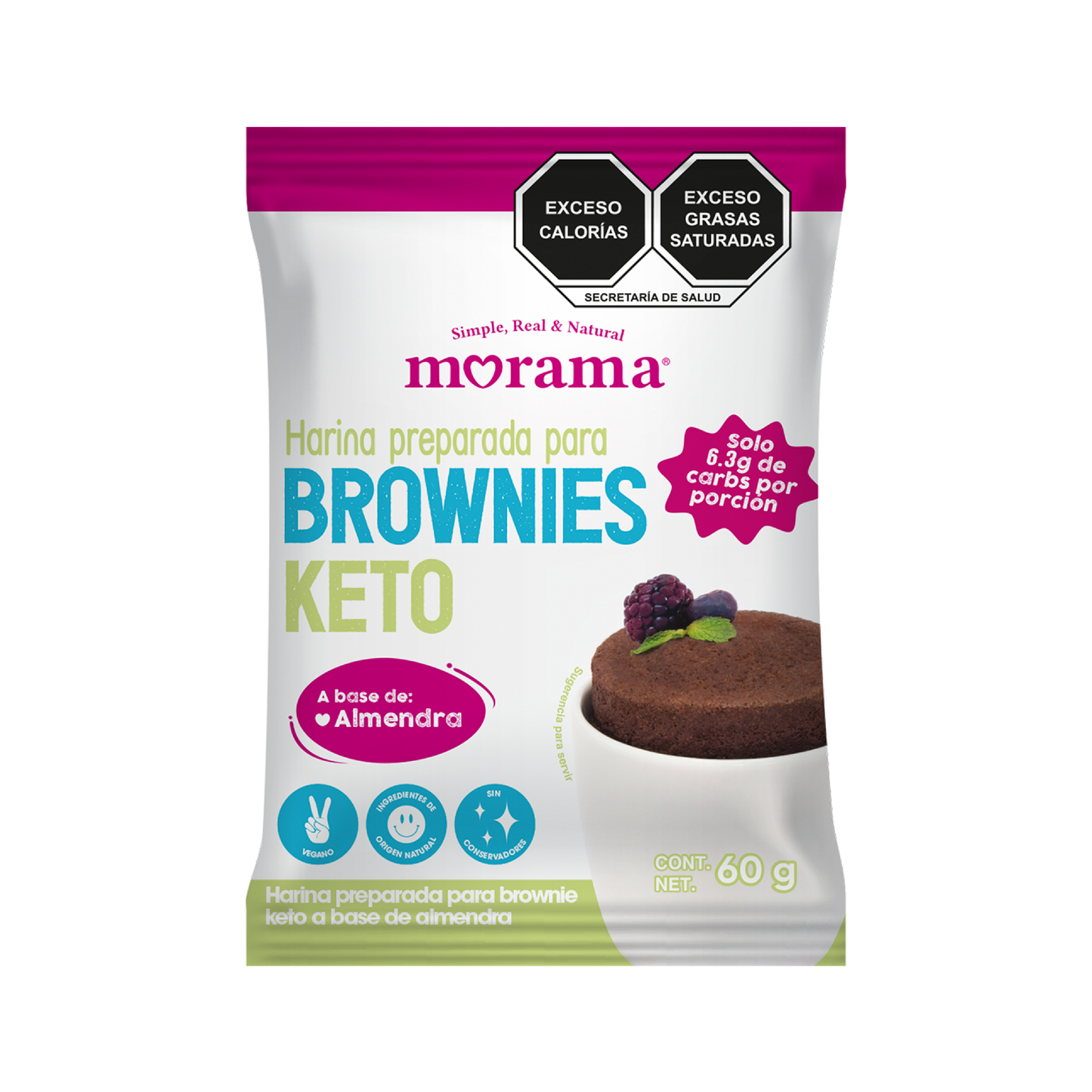 Sachets Harina para Brownies Keto