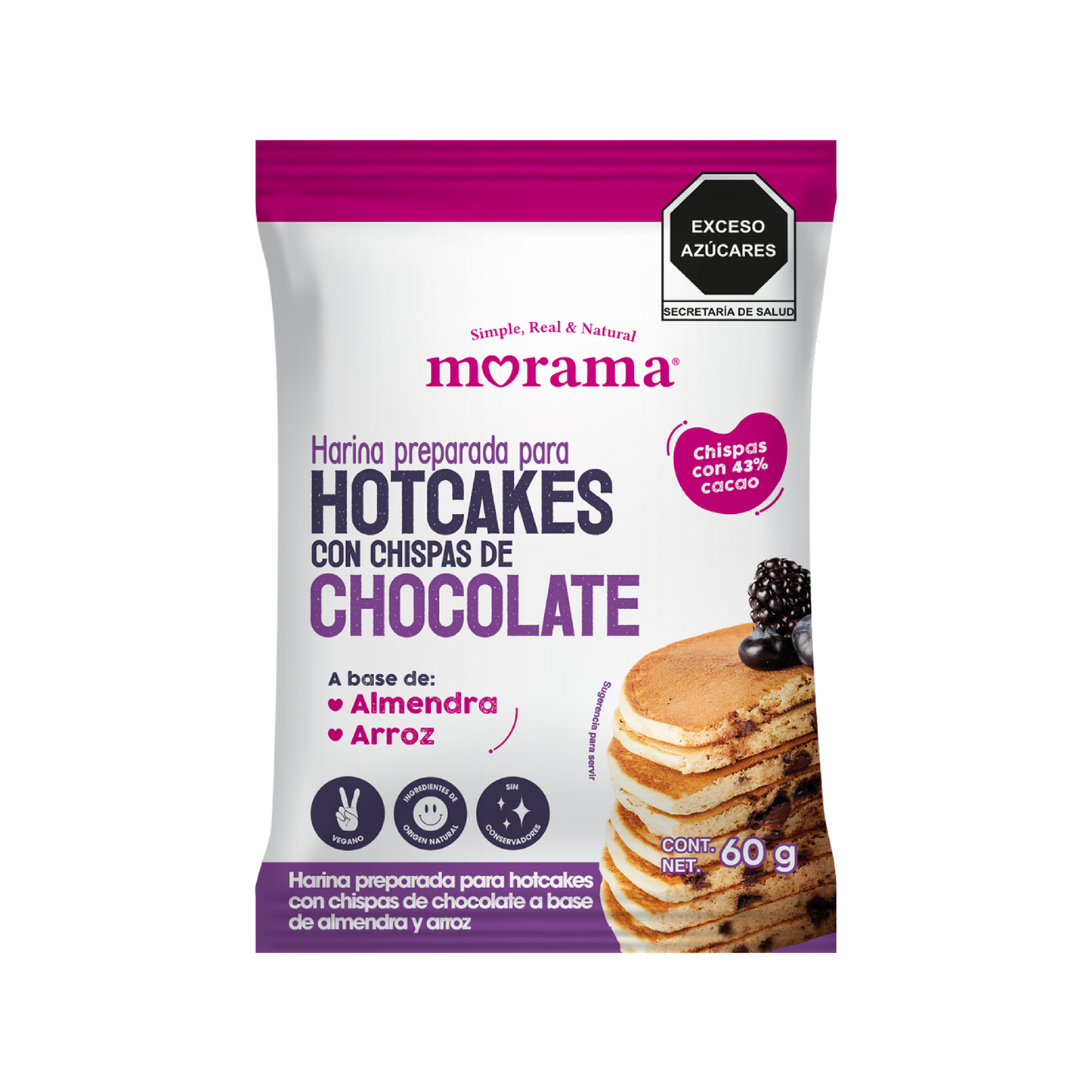 Sachets Harina para Hotcakes con Chispas