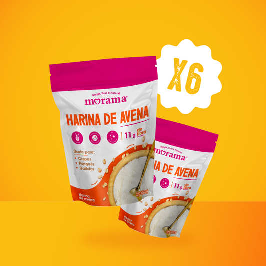 6 Piezas Harina de Avena