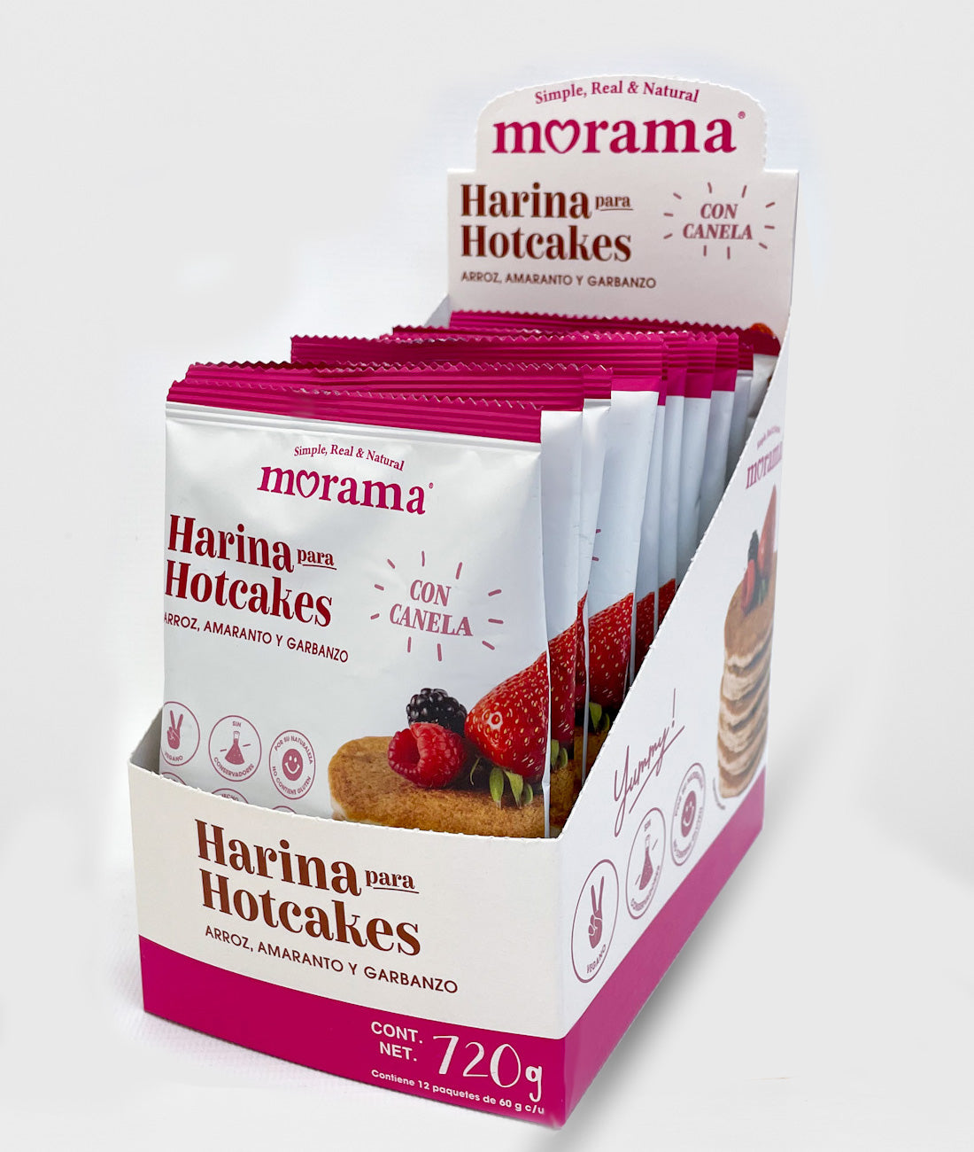 Harina para Hotcakes 12 pack de 60 g