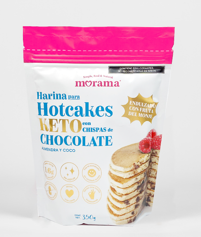 Harina para Hotcakes Keto con Chispas de Chocolate