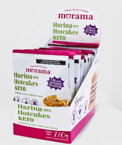 Harina para Hotcakes KETO 12 pack de 60 g