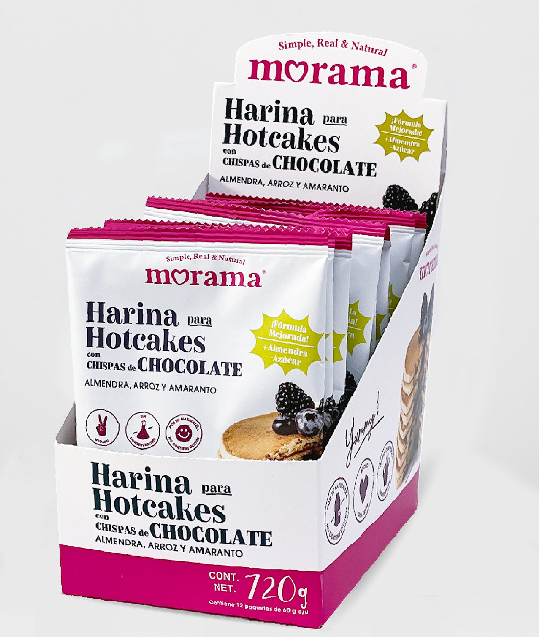 Harina para Hotcakes con Chispas 12 pack de 60 g